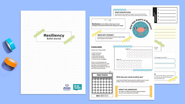 Resiliency Bullet Journal. 