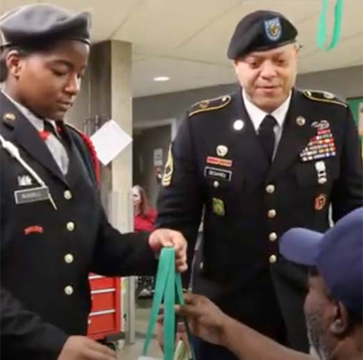 Chicago students organize supply drive for local veterans with help from Allstate Foundation grant